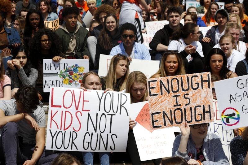 National School Walkout. Original public domain image from Flickr